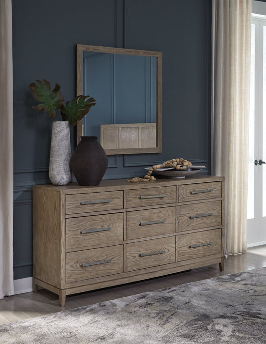 Chrestner Dresser and Mirror - Affordable Home Luxury