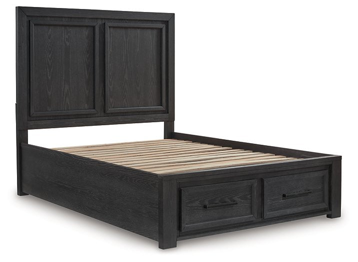 Foyland Panel Storage Bed - Affordable Home Luxury