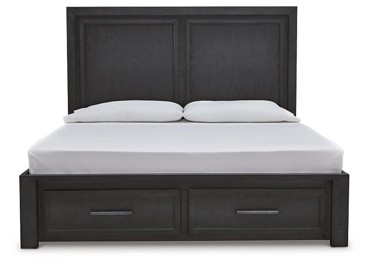 Foyland Panel Storage Bed - Affordable Home Luxury