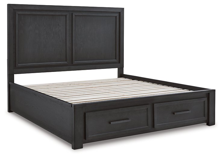 Foyland Panel Storage Bed - Affordable Home Luxury