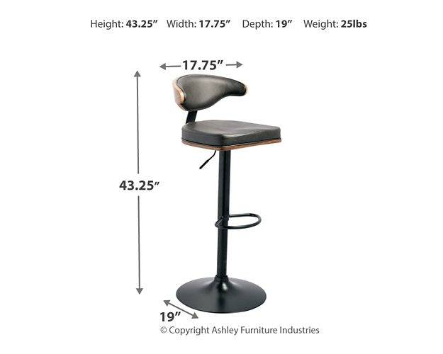 Bellatier Adjustable Height Bar Stool - Affordable Home Luxury