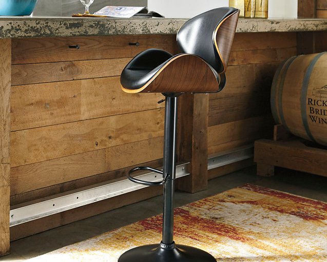 Bellatier Adjustable Height Bar Stool - Affordable Home Luxury