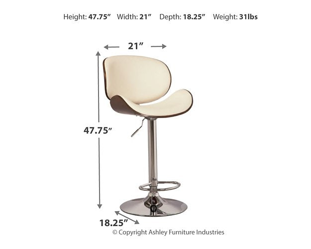 Bellatier Adjustable Height Bar Stool - Affordable Home Luxury