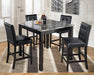 Maysville Counter Height Dining Table and Bar Stools (Set of 5) - Affordable Home Luxury