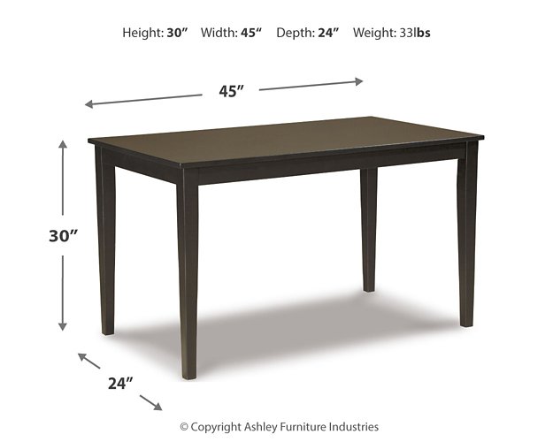 Kimonte Dining Table - Affordable Home Luxury