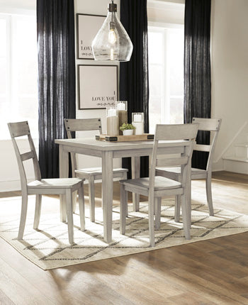 Loratti Dining Table and Chairs (Set of 5) - Affordable Home Luxury