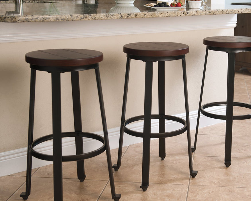 Challiman Bar Stool Set - Affordable Home Luxury