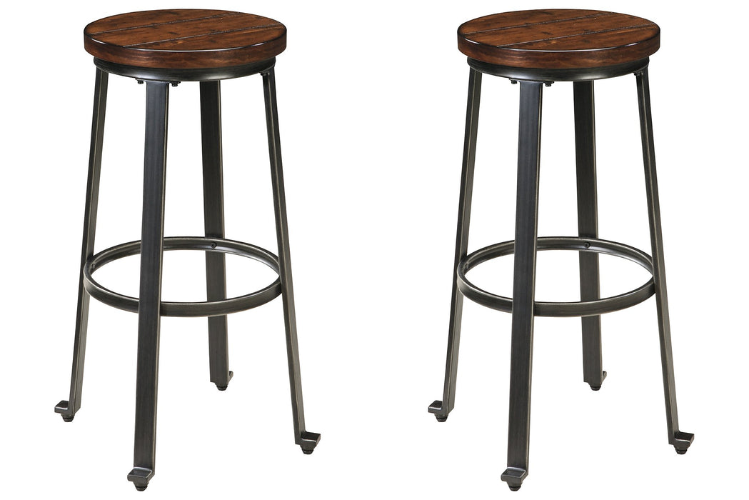 Challiman Bar Stool Set - Affordable Home Luxury