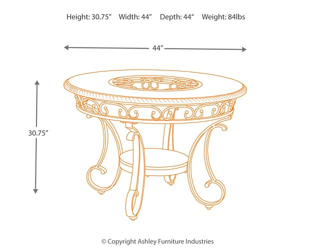 Glambrey Dining Table - Affordable Home Luxury