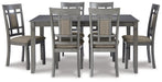 Jayemyer Dining Table and Chairs (Set of 7) - Affordable Home Luxury