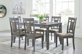 Jayemyer Dining Table and Chairs (Set of 7) - Affordable Home Luxury