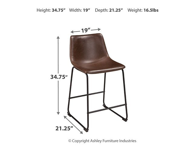 Centiar Counter Height Bar Stool - Affordable Home Luxury