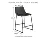 Centiar Counter Height Bar Stool - Affordable Home Luxury