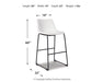 Centiar Pub Height Bar Stool - Affordable Home Luxury