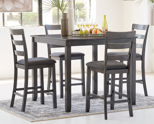 Bridson Counter Height Dining Table and Bar Stools (Set of 5) - Affordable Home Luxury