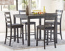 Bridson Counter Height Dining Table and Bar Stools (Set of 5) - Affordable Home Luxury