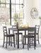 Bridson Counter Height Dining Table and Bar Stools (Set of 5) - Affordable Home Luxury