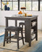 Caitbrook Counter Height Dining Table and Bar Stools (Set of 3) - Affordable Home Luxury