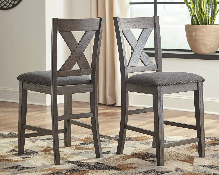 Caitbrook Counter Height Upholstered Bar Stool - Affordable Home Luxury