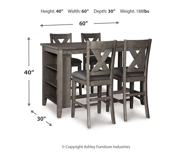 Caitbrook Counter Height Dining Set - Affordable Home Luxury