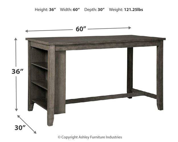 Caitbrook Counter Height Dining Table - Affordable Home Luxury