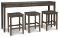 Caitbrook Counter Height Dining Table and Bar Stools (Set of 3) - Affordable Home Luxury