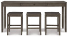 Caitbrook Counter Height Dining Table and Bar Stools (Set of 3) - Affordable Home Luxury