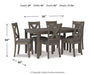 Caitbrook Dining Table and Chairs (Set of 7) - Affordable Home Luxury