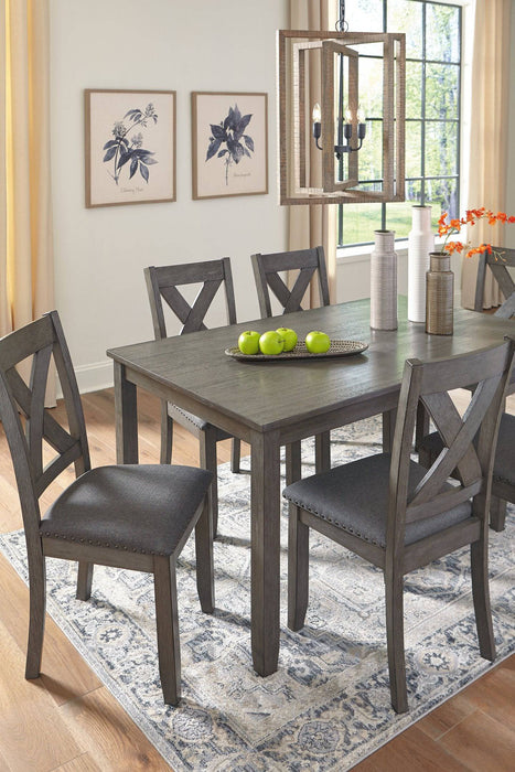 Caitbrook Dining Table and Chairs (Set of 7) - Affordable Home Luxury