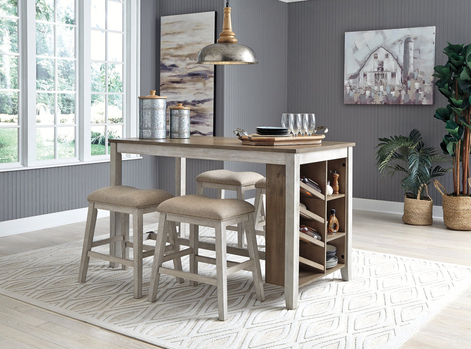 Skempton Counter Height Dining Set - Affordable Home Luxury