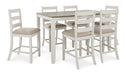 Skempton Counter Height Dining Table and Bar Stools (Set of 7) - Affordable Home Luxury