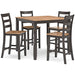 Gesthaven Counter Height Dining Table and 4 Barstools (Set of 5) - Affordable Home Luxury