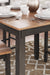 Gesthaven Counter Height Dining Table and 4 Barstools (Set of 5) - Affordable Home Luxury