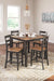 Gesthaven Counter Height Dining Table and 4 Barstools (Set of 5) - Affordable Home Luxury