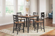 Gesthaven Counter Height Dining Table and 4 Barstools (Set of 5) - Affordable Home Luxury