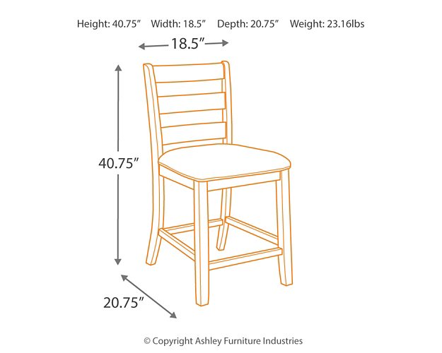 Rokane Counter Height Bar Stool - Affordable Home Luxury