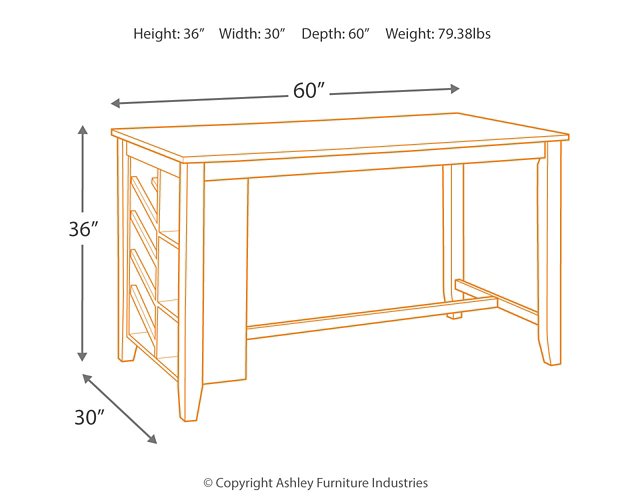 Rokane Counter Height Dining Set - Affordable Home Luxury