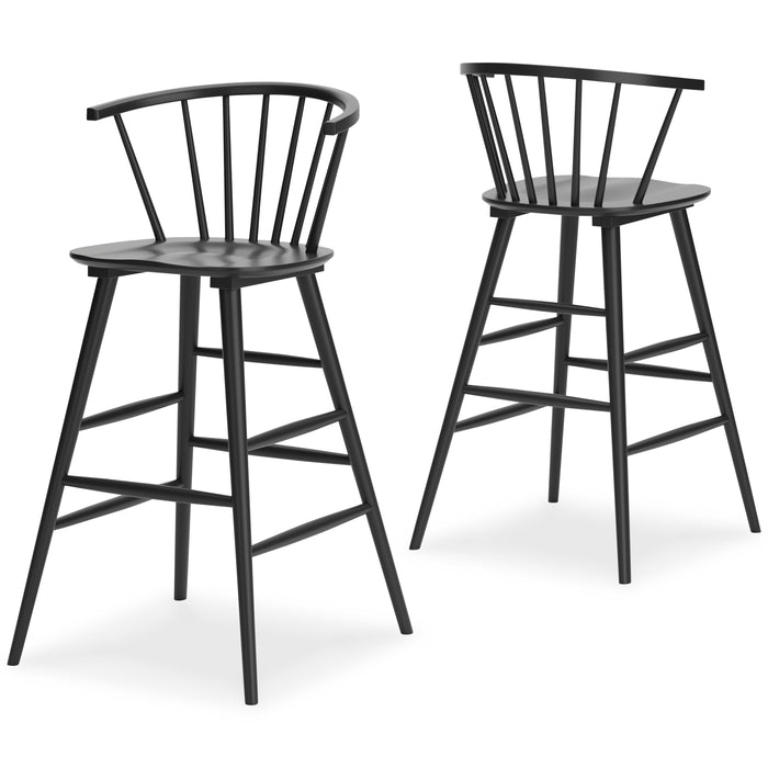 Otaska Bar Height Stool - Affordable Home Luxury