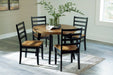 Blondon Dining Table and 4 Chairs (Set of 5) - Affordable Home Luxury