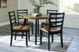 Blondon Dining Table and 4 Chairs (Set of 5) - Affordable Home Luxury