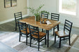 Blondon Dining Table and 6 Chairs (Set of 7) - Affordable Home Luxury