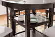 Langwest Counter Height Dining Table and 4 Barstools (Set of 5) - Affordable Home Luxury