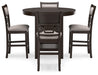 Langwest Counter Height Dining Table and 4 Barstools (Set of 5) - Affordable Home Luxury