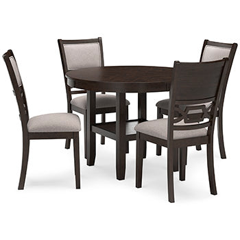 Langwest Dining Table and 4 Chairs (Set of 5) - Affordable Home Luxury