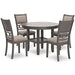 Wrenning Dining Table and 4 Chairs (Set of 5) - Affordable Home Luxury