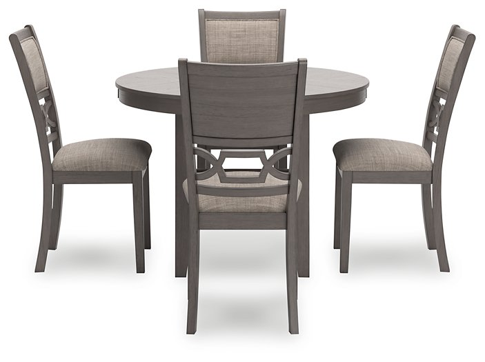 Wrenning Dining Table and 4 Chairs (Set of 5) - Affordable Home Luxury