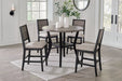 Corloda Counter Height Dining Table and 4 Barstools (Set of 5) - Affordable Home Luxury