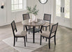 Corloda Dining Table and 4 Chairs (Set of 5) - Affordable Home Luxury