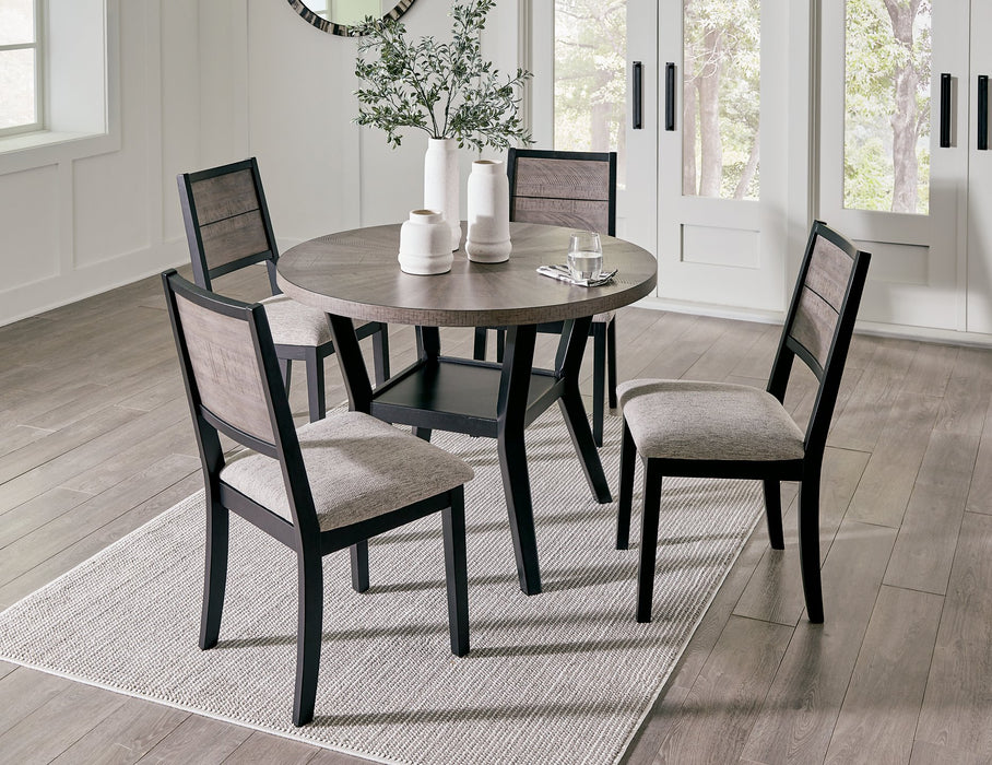 Corloda Dining Table and 4 Chairs (Set of 5) - Affordable Home Luxury