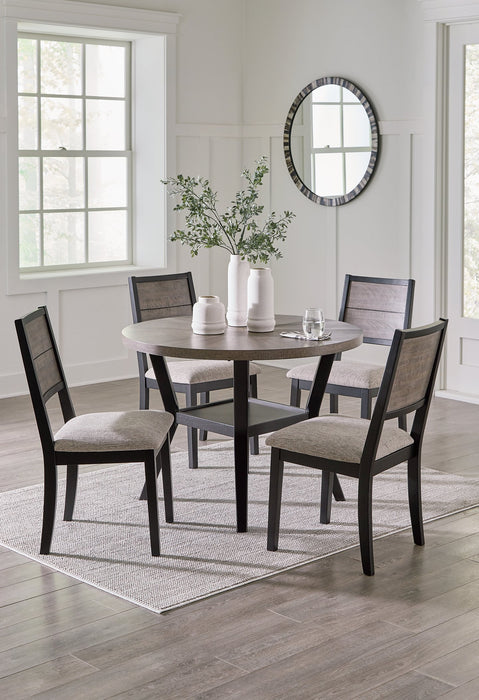 Corloda Dining Table and 4 Chairs (Set of 5) - Affordable Home Luxury